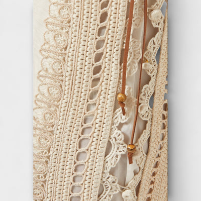 Mira - Woven Hollow Organza Maxi Dress