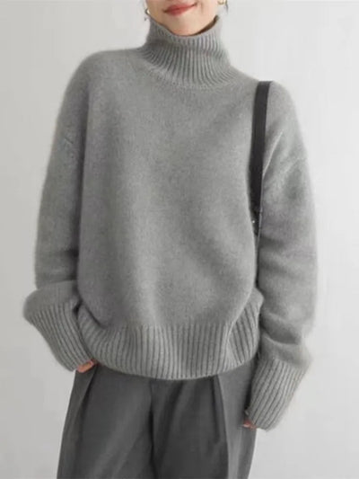 Isabella – High-Neck Cashmere Sweater