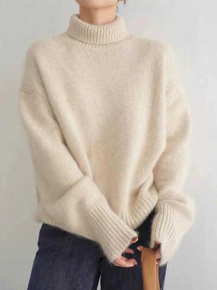 Isabella – High-Neck Cashmere Sweater