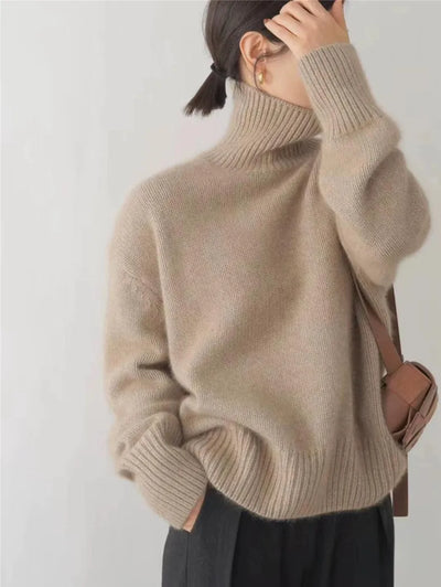 Isabella – High-Neck Cashmere Sweater