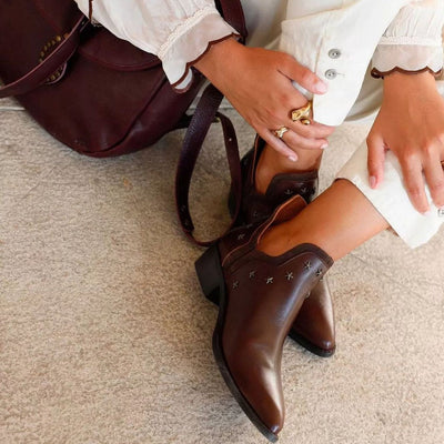 Evelyn | Western Boots With Studs