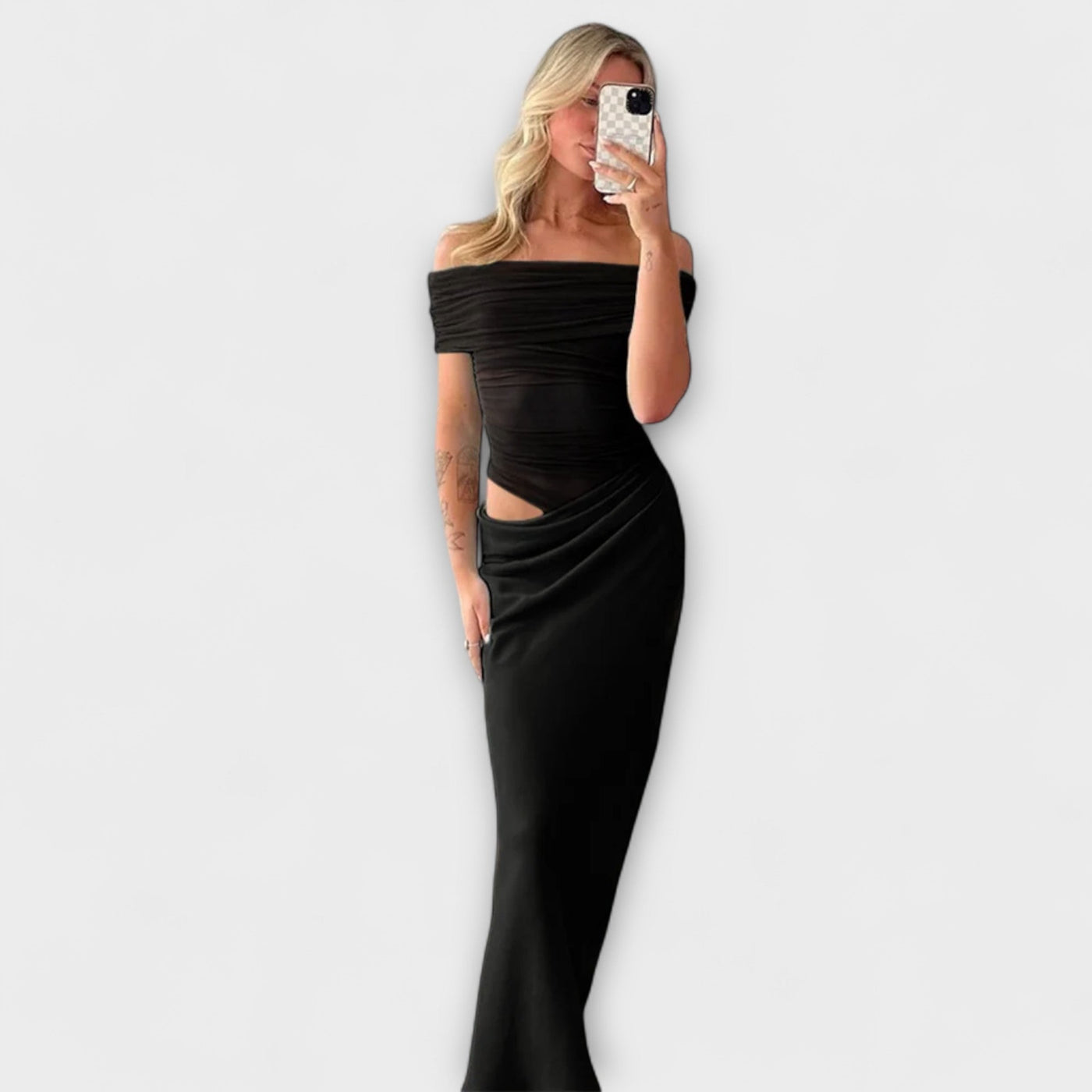 Puss - Ruffled Irregular Dress