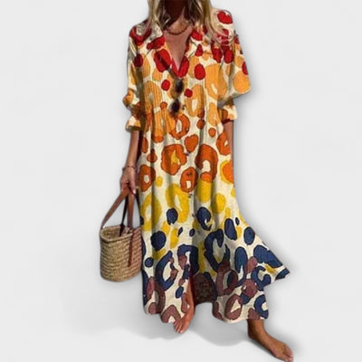 Lila - Flattering Maxi Dress with Tummy Coverage