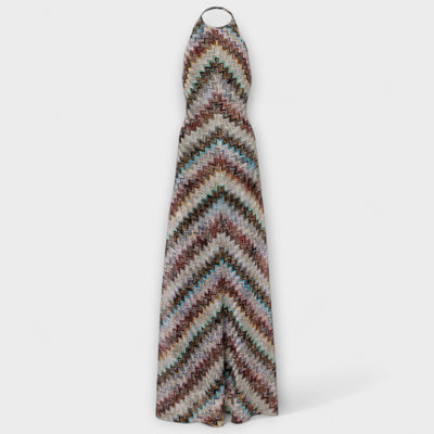 Reese - Jodie Knit Dress with Colorful Herringbone Pattern