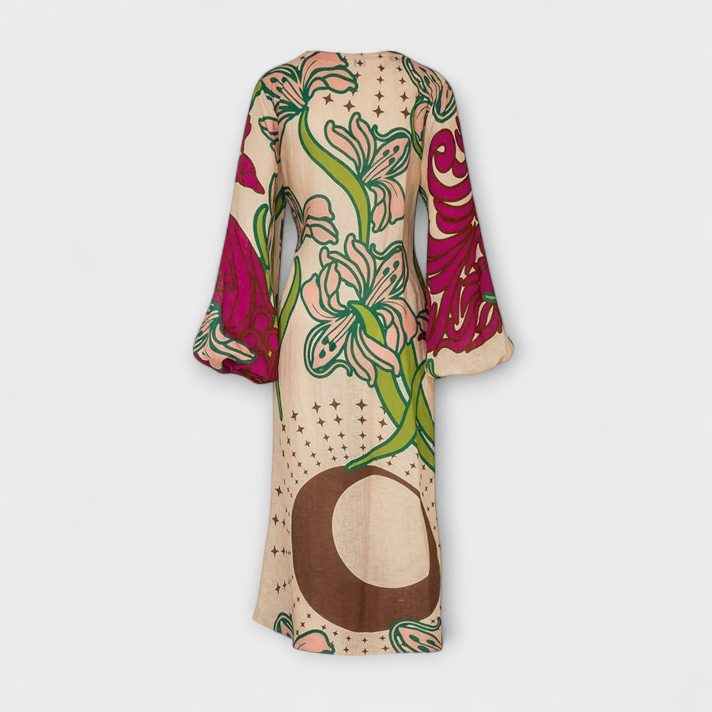 Tracey - Tie Tunic Maxi Dress